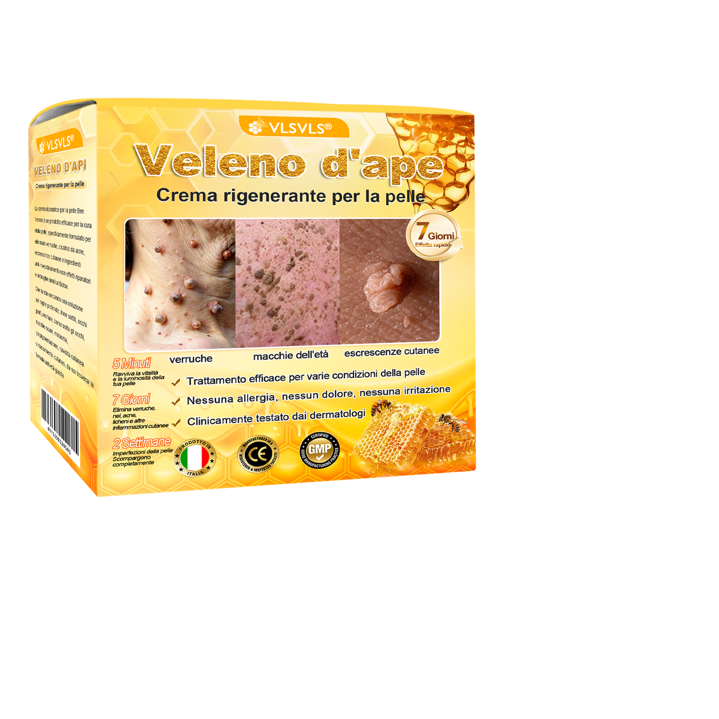 𝙑𝙇𝙎𝙑𝙇𝙎® VELENO D"API Crema rigenerante per la pelle – 🌸 Anti-age, Idratazione, Riparazione della pelle, Uniformità dell’incarnato, Trattamento per acne e macchie scure, Rimozione di verruche e nei, 𝐒𝐨𝐥𝐥𝐢𝐞𝐯𝐨 𝐝𝐚𝐥𝐥𝐚 𝐩𝐬𝐨𝐫𝐢𝐚𝐬𝐢