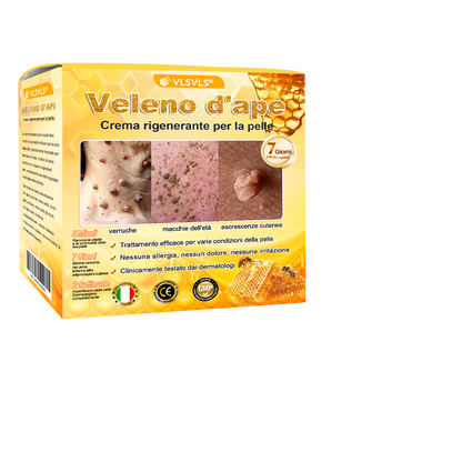 𝙑𝙇𝙎𝙑𝙇𝙎® VELENO D"API Crema rigenerante per la pelle – 🌸 Anti-age, Idratazione, Riparazione della pelle, Uniformità dell’incarnato, Trattamento per acne e macchie scure, Rimozione di verruche e nei, 𝐒𝐨𝐥𝐥𝐢𝐞𝐯𝐨 𝐝𝐚𝐥𝐥𝐚 𝐩𝐬𝐨𝐫𝐢𝐚𝐬𝐢