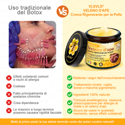 𝙑𝙇𝙎𝙑𝙇𝙎® VELENO D"API Crema rigenerante per la pelle – 🌸 Anti-age, Idratazione, Riparazione della pelle, Uniformità dell’incarnato, Trattamento per acne e macchie scure, Rimozione di verruche e nei, 𝐒𝐨𝐥𝐥𝐢𝐞𝐯𝐨 𝐝𝐚𝐥𝐥𝐚 𝐩𝐬𝐨𝐫𝐢𝐚𝐬𝐢