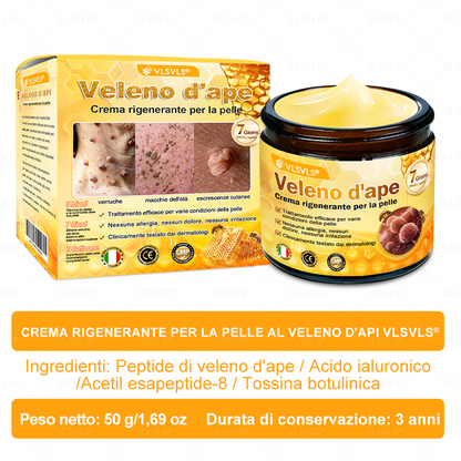 𝙑𝙇𝙎𝙑𝙇𝙎® VELENO D"API Crema rigenerante per la pelle – 🌸 Anti-age, Idratazione, Riparazione della pelle, Uniformità dell’incarnato, Trattamento per acne e macchie scure, Rimozione di verruche e nei, 𝐒𝐨𝐥𝐥𝐢𝐞𝐯𝐨 𝐝𝐚𝐥𝐥𝐚 𝐩𝐬𝐨𝐫𝐢𝐚𝐬𝐢